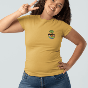 Maglietta di Isla ng Bata color albicocca unisex